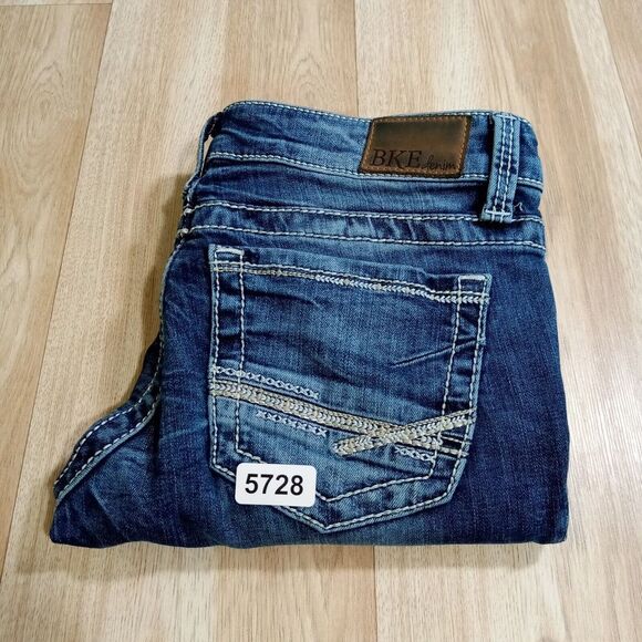 BKE Jeans Stella Womens 28LS(30x28) Stretch Denim‎ Cotton Blend Dark - Picture 8 of 14